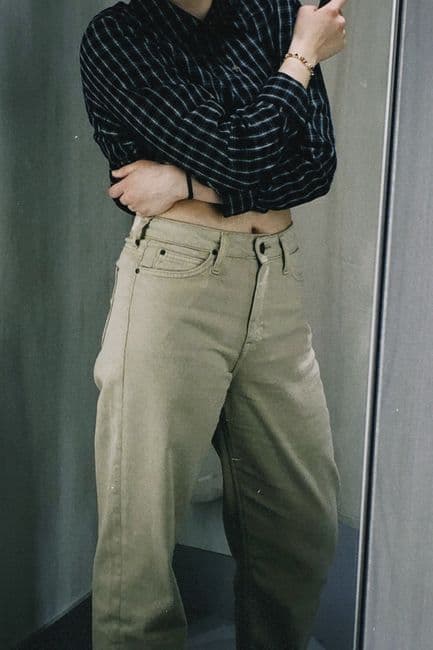 Women's Khaki Trousers
