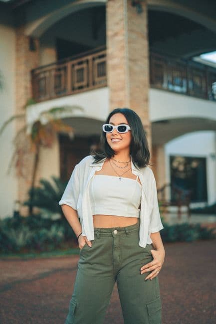 Women's Khaki Trousers